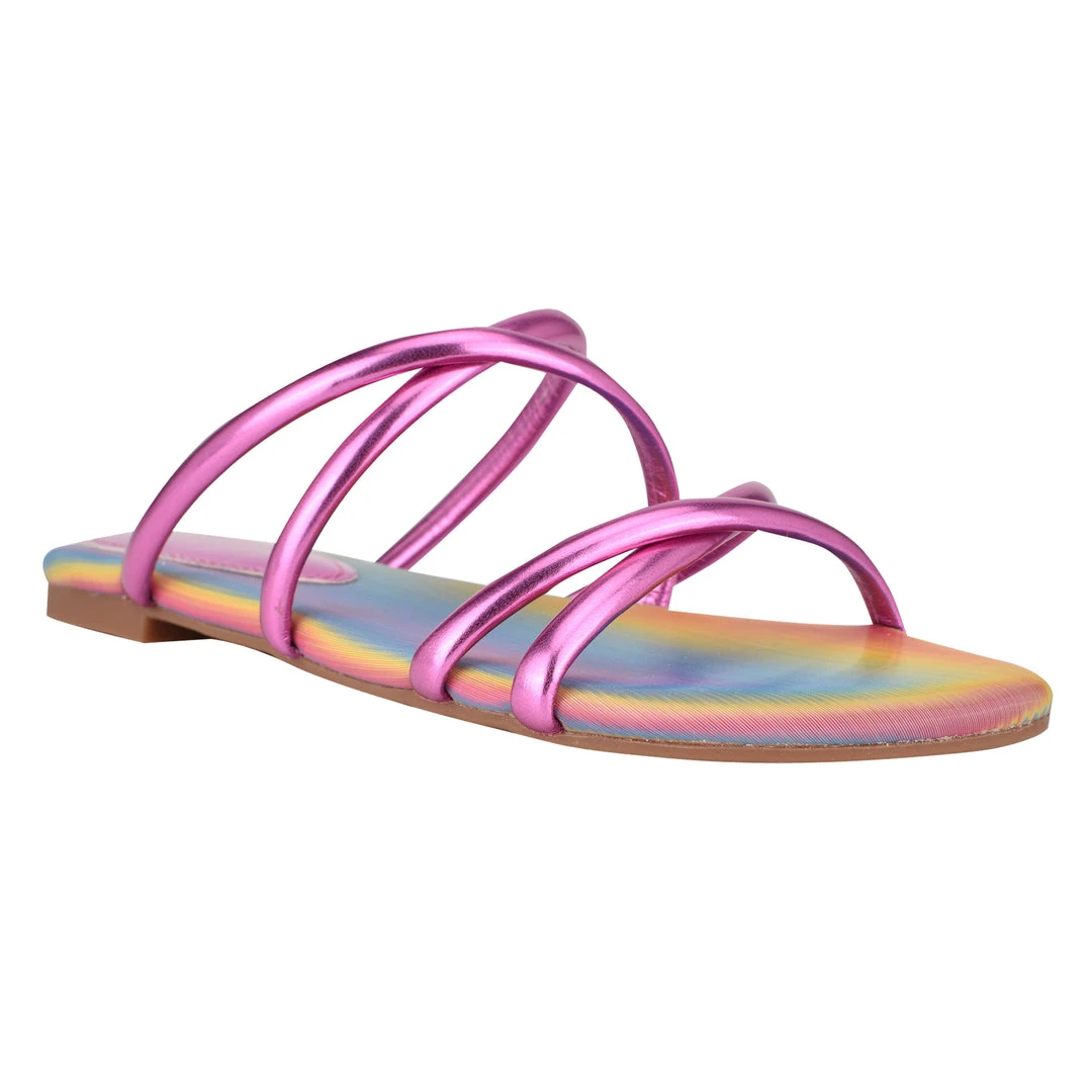 Nine West Beva Flat Slide Sandals 4 Nine West Beva Flat Slide Sandals