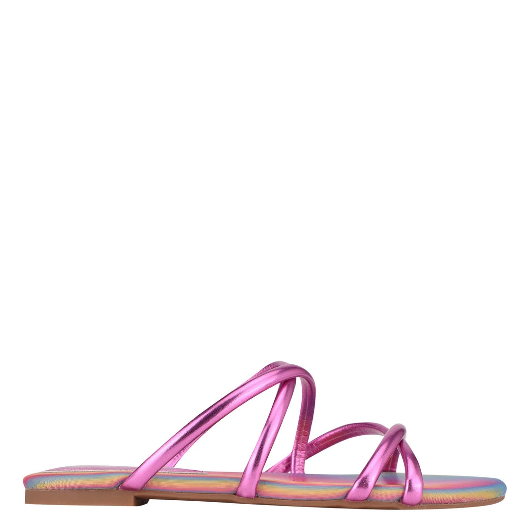 Nine West Beva Flat Slide Sandals 3 Nine West Beva Flat Slide Sandals