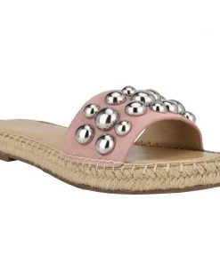 Nine West Weave Got You Blast Espadrille Slide Sandals