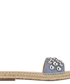 Nine West Weave Got You Blast Espadrille Slide Sandals
