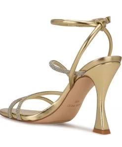 Nine West Heel Appeal Blitz Ankle Strap Sandals 9 Nine West Heel Appeal Blitz Ankle Strap Sandals