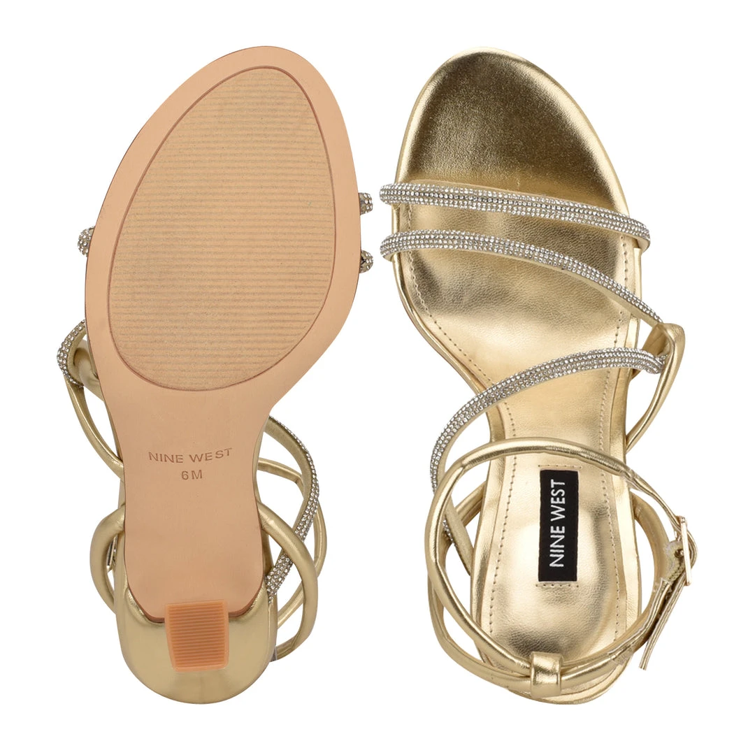 Nine West Heel Appeal Blitz Ankle Strap Sandals 7 Nine West Heel Appeal Blitz Ankle Strap Sandals