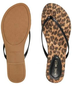 Nine West Flats Bossy Flat Thong Sandals 13 Nine West Flats Bossy Flat Thong Sandals