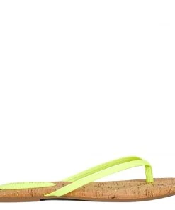 Nine West Bossy Flat Thong Sandals Color Pop