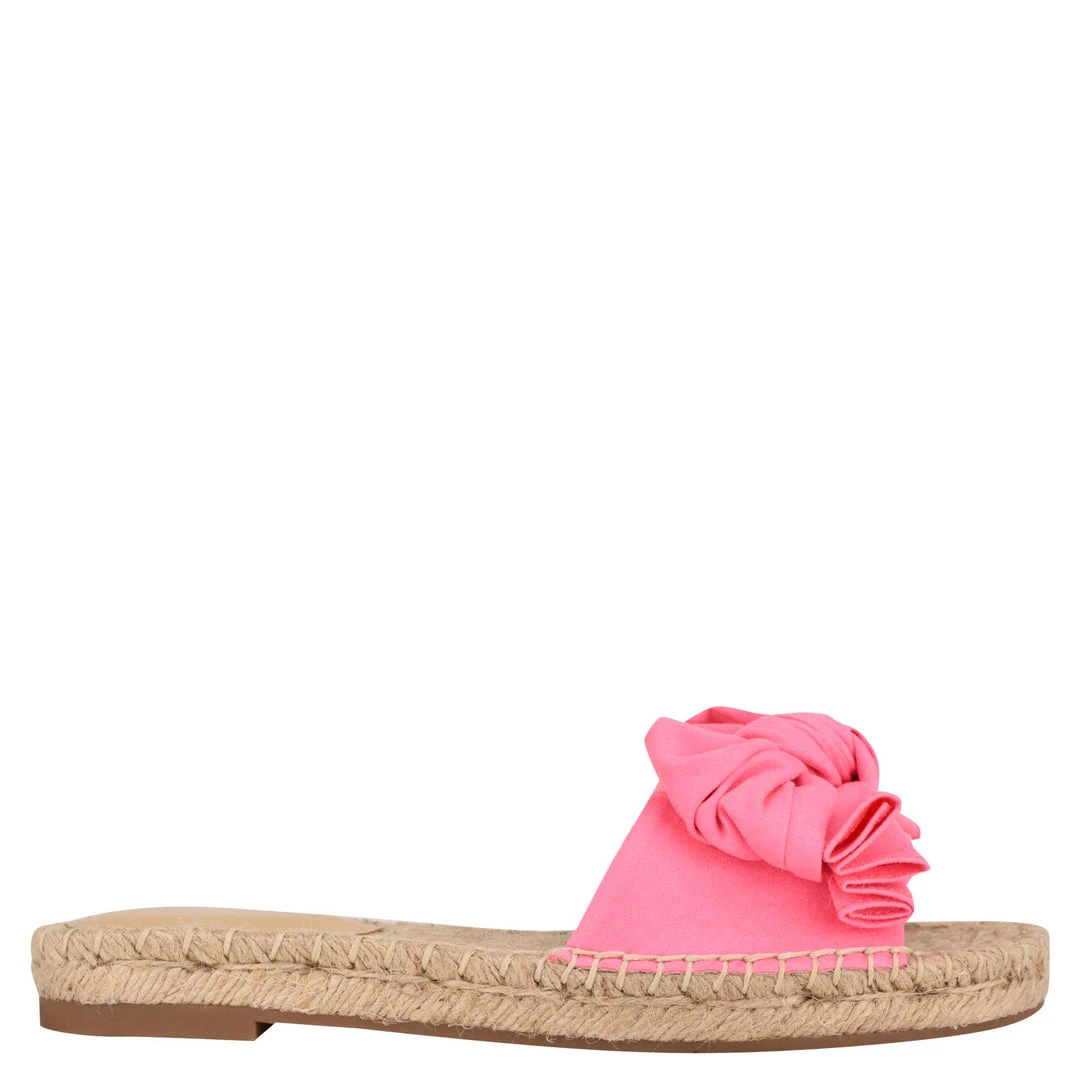 Nine West Weave Got You Bow Espadrille Slide Sandals 3 Nine West Weave Got You Bow Espadrille Slide Sandals