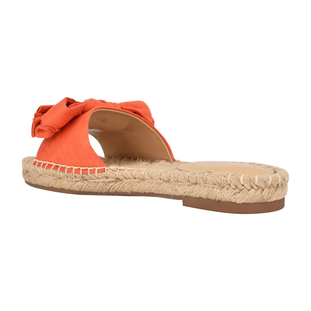 Nine West Weave Got You Bow Espadrille Slide Sandals 5 Nine West Weave Got You Bow Espadrille Slide Sandals