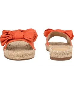 Nine West Weave Got You Bow Espadrille Slide Sandals 10 Nine West Weave Got You Bow Espadrille Slide Sandals