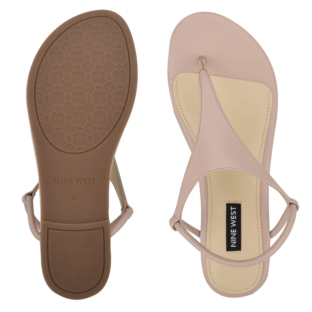 Nine West Braydin Stretch Flat Sandals Fun Flats 8 Nine West Braydin Stretch Flat Sandals Fun Flats