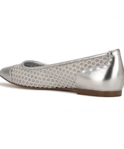 Nine West Metallic Mindset Brex Pointy Toe Flats 9 Nine West Metallic Mindset Brex Pointy Toe Flats