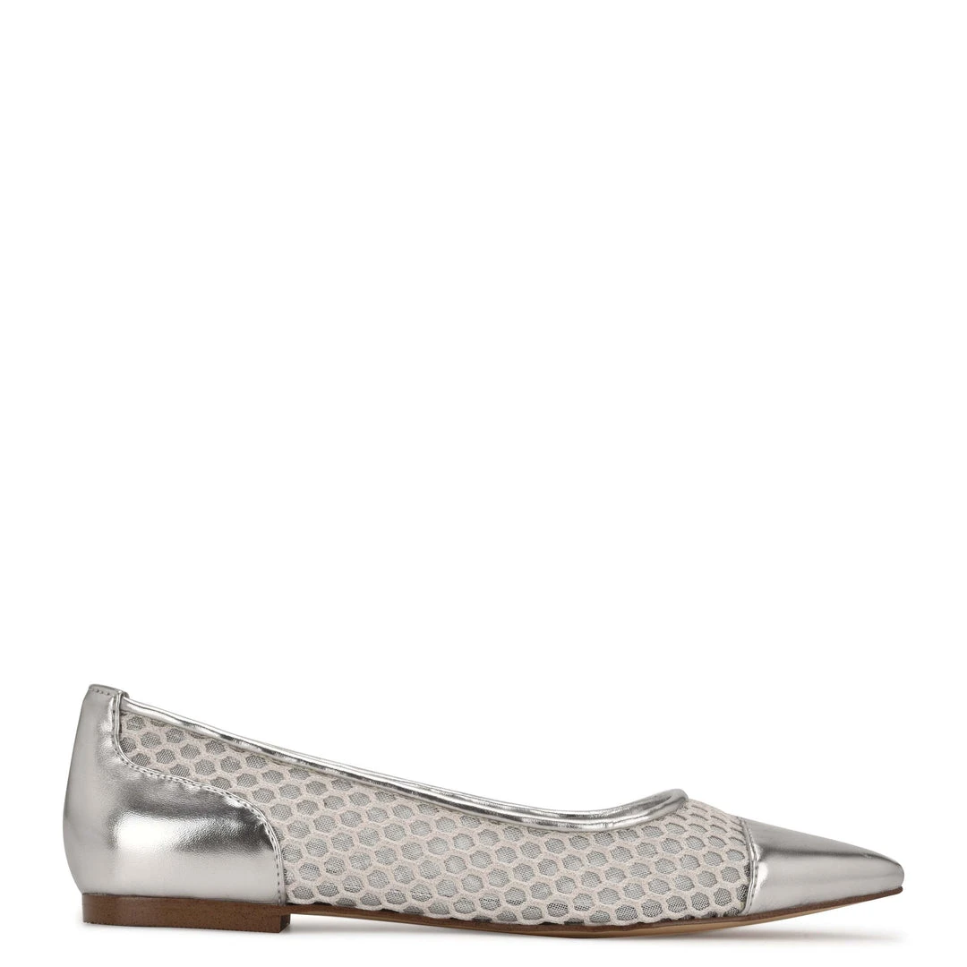 Nine West Metallic Mindset Brex Pointy Toe Flats 3 Nine West Metallic Mindset Brex Pointy Toe Flats