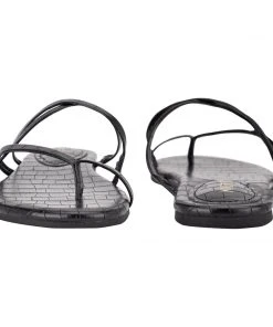 Nine West Brice Flat Toe Ring Slide Sandals Fun Flats 10 Nine West Brice Flat Toe Ring Slide Sandals Fun Flats