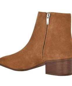 Nine West Cabra Square-Toe Booties Boots & Booties