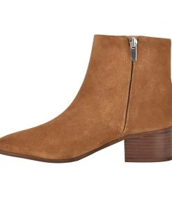 Nine West Cabra Square-Toe Booties Boots & Booties