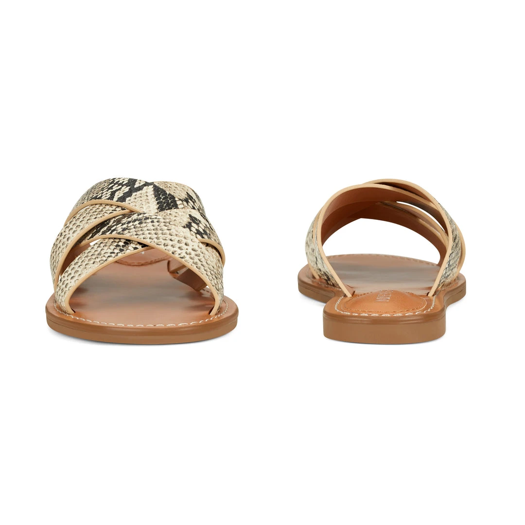 Nine West Cade Flat Slide Sandals 7 Nine West Cade Flat Slide Sandals