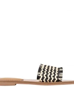 Nine West Weave Got You Cammie Flat Slide Sandals