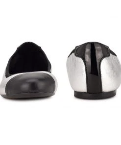 Nine West Metallic Mindset Capted Ballet Flats