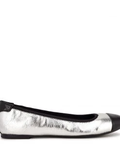 Nine West Metallic Mindset Capted Ballet Flats