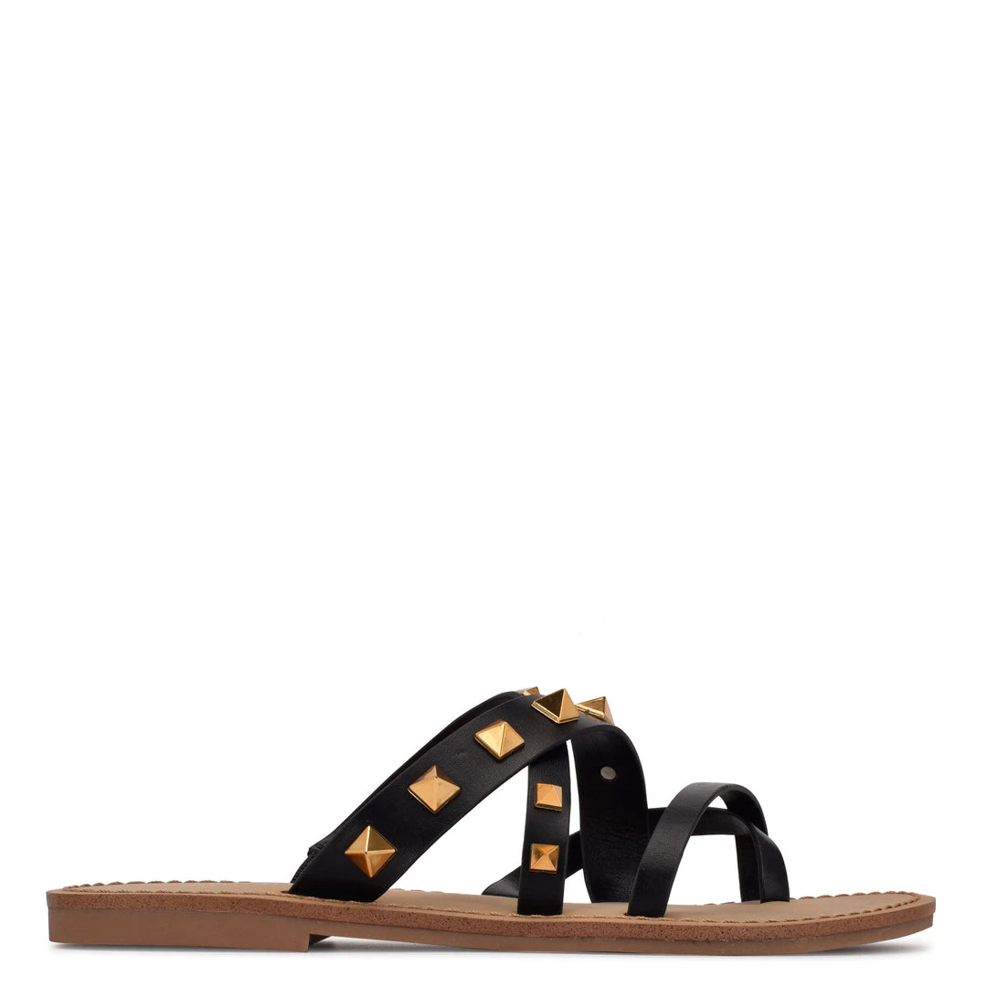 Nine West Cerri Flat Slide Sandals Fun Flats 3 Nine West Cerri Flat Slide Sandals Fun Flats