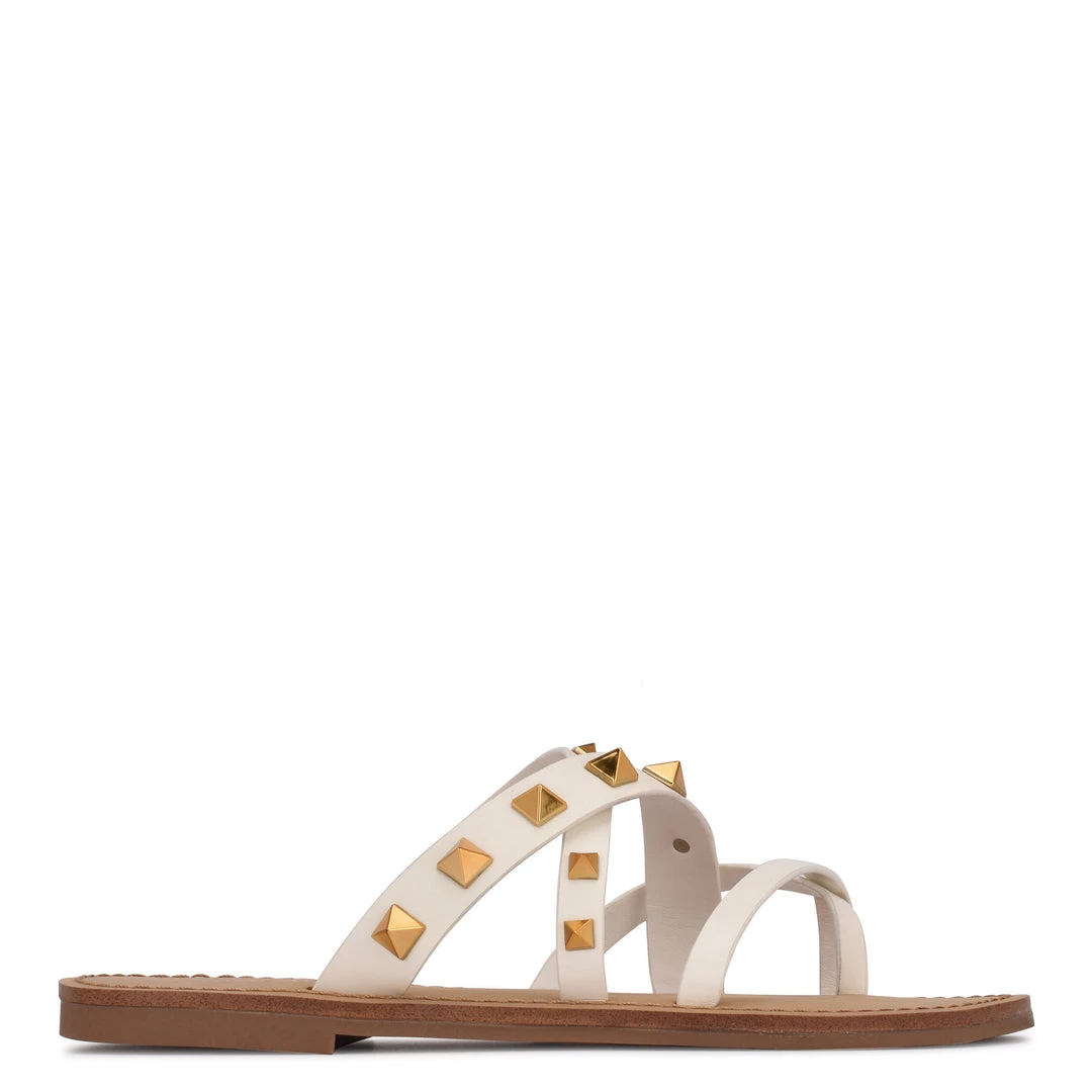 Nine West Cerri Flat Slide Sandals 3 Nine West Cerri Flat Slide Sandals