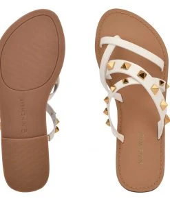 Nine West Cerri Flat Slide Sandals 11 Nine West Cerri Flat Slide Sandals