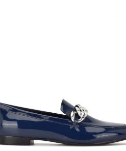 Nine West Chain Slip-On Loafers Flats