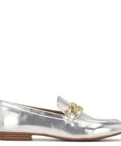 Nine West Metallic Mindset Chain Slip-On Loafers