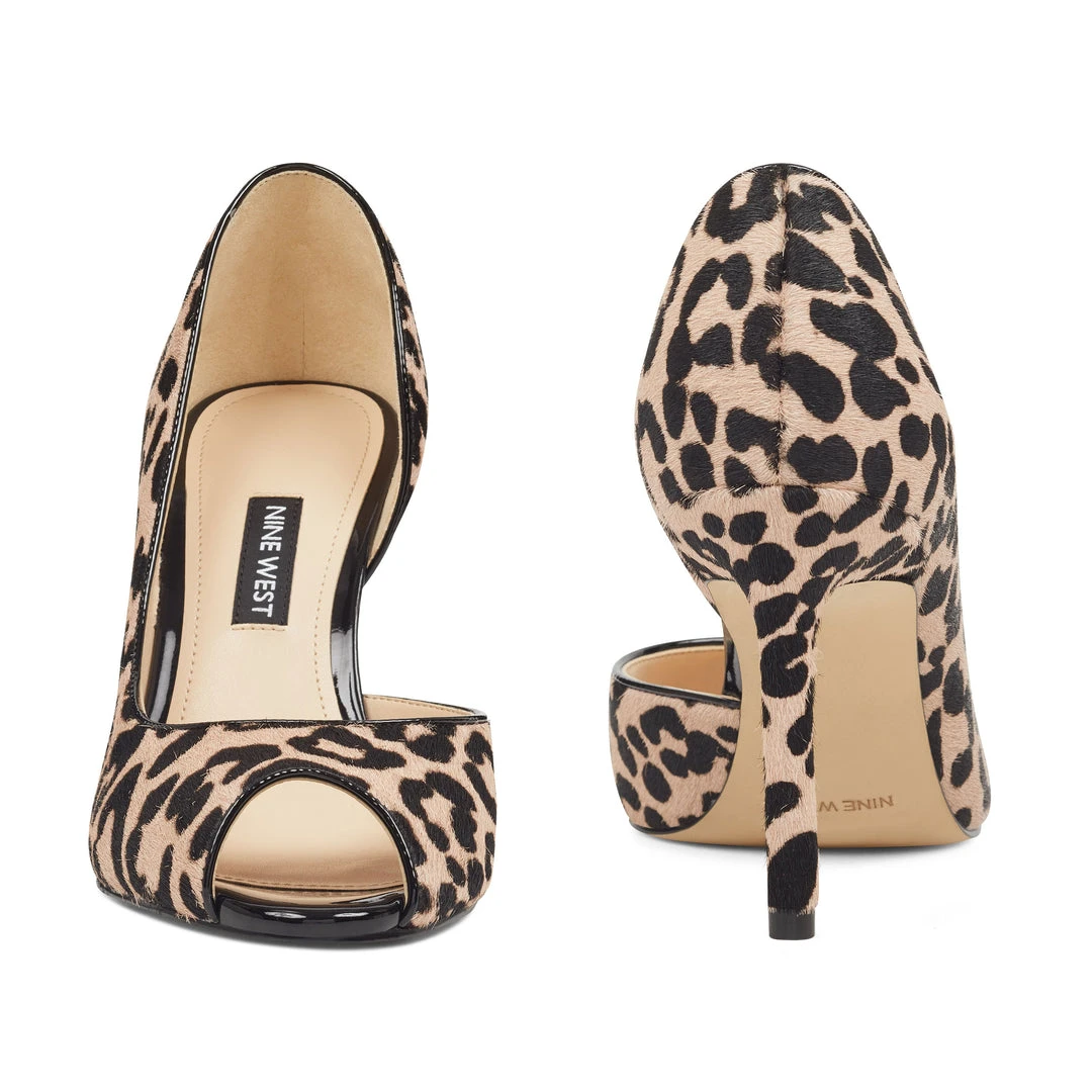 Nine West Heels Chance Peep Toe Pumps 7 Nine West Heels Chance Peep Toe Pumps