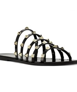 Nine West Charli Flat Slide Sandals Fun Flats