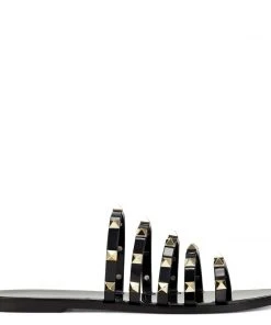 Nine West Charli Flat Slide Sandals Fun Flats