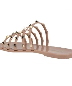 Nine West Charli Flat Slide Sandals Fun Flats