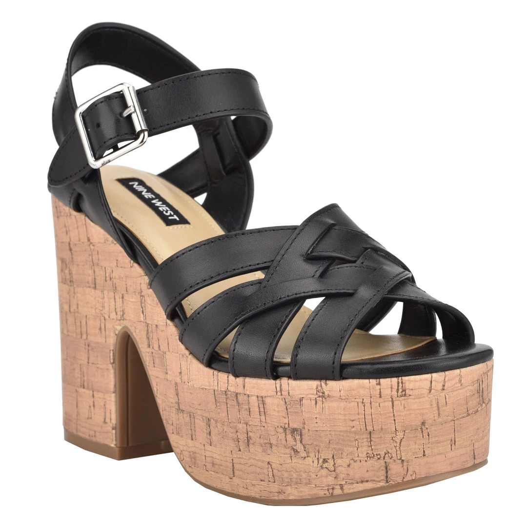 Nine West Cheers Heeled Platform Sandals Weave Got You 4 Nine West Cheers Heeled Platform Sandals Weave Got You