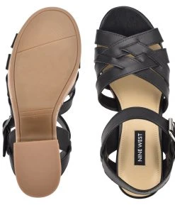 Nine West Cheers Heeled Platform Sandals Weave Got You 11 Nine West Cheers Heeled Platform Sandals Weave Got You