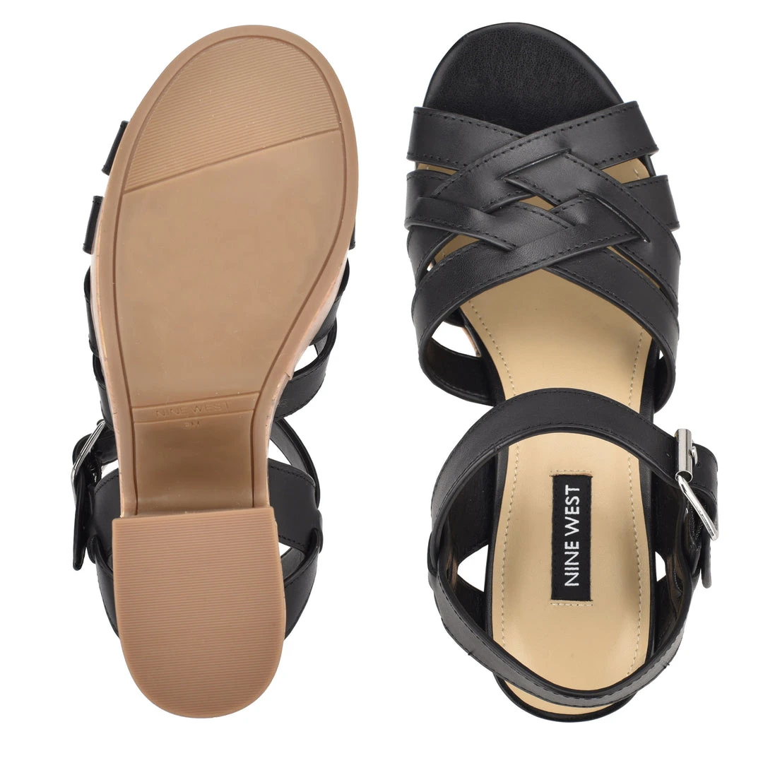 Nine West Cheers Heeled Platform Sandals Weave Got You 7 Nine West Cheers Heeled Platform Sandals Weave Got You