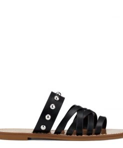 Nine West Colby Flat Slide Sandals Mules & Slides