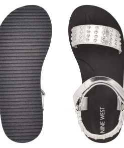 Nine West Comehere Studded Platform Sandals 11 Nine West Comehere Studded Platform Sandals