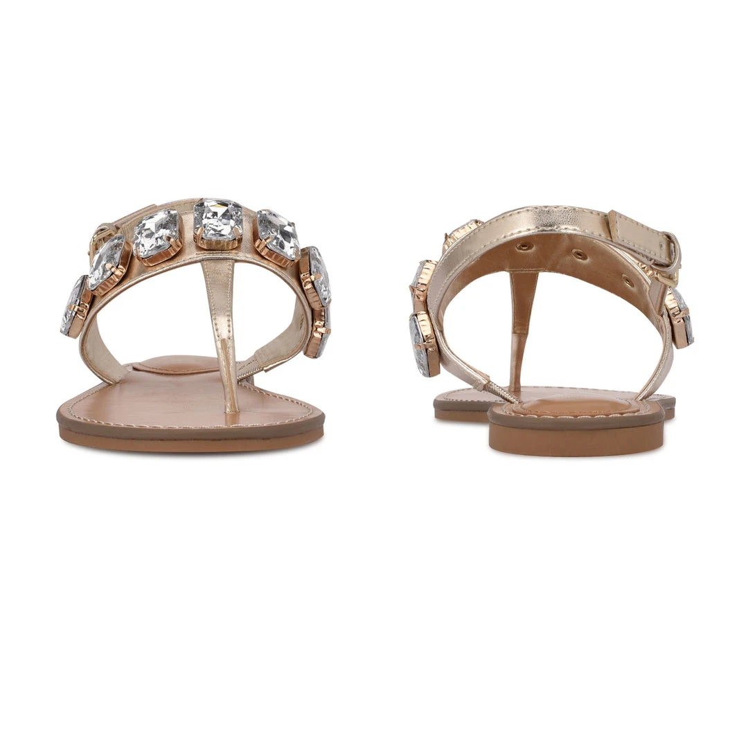 Nine West Coral Flat Sandals 6 Nine West Coral Flat Sandals