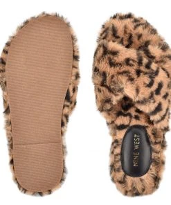 Nine West Cozy Flat Slide Sandals Shoes