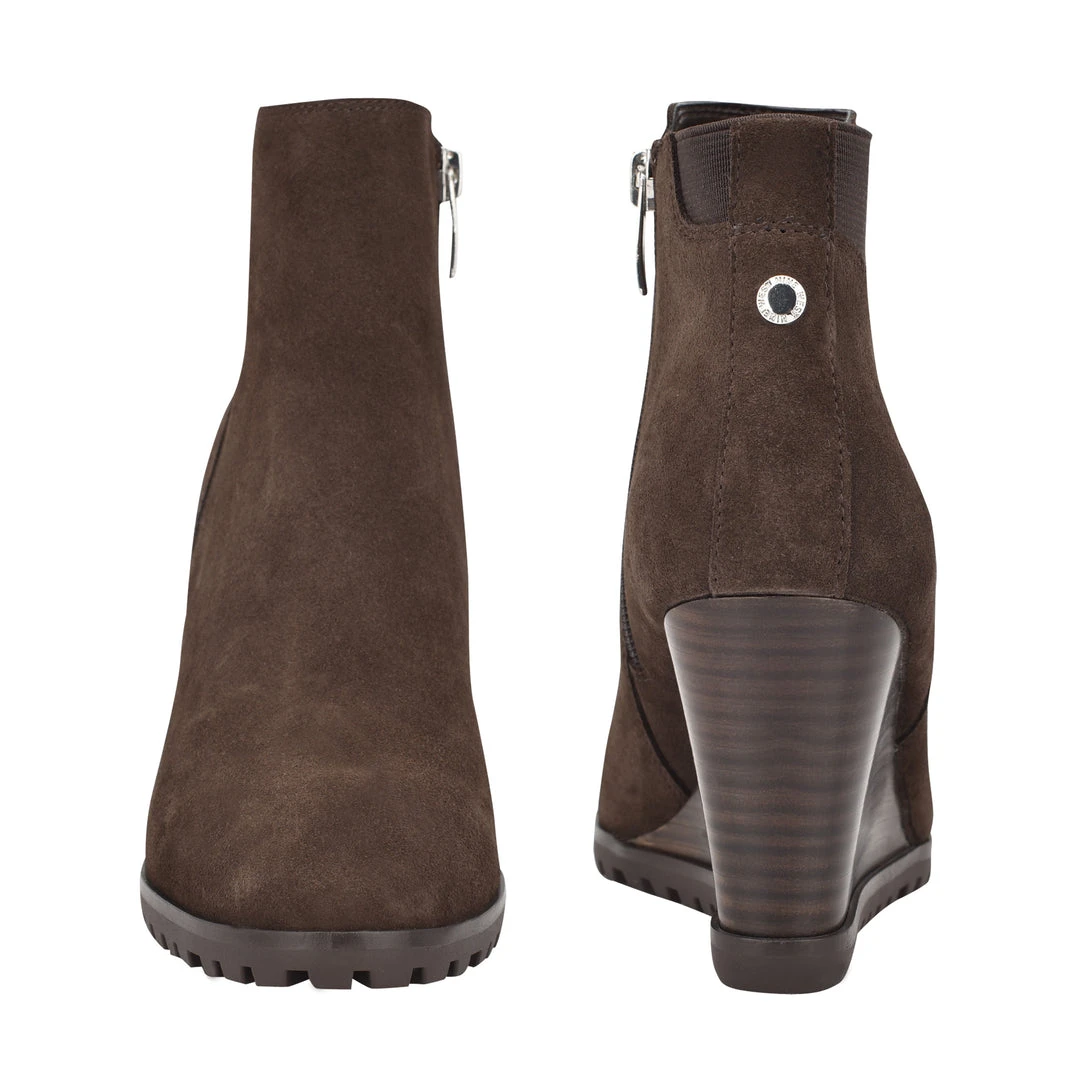 Nine West Curtis Wedge Booties 7 Nine West Curtis Wedge Booties