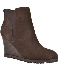 Nine West Curtis Wedge Booties 9 Nine West Curtis Wedge Booties