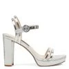 Nine West Daisy Open Toe Sandals Metallic Mindset