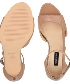 Nine West Heels Dance Heeled Ankle Strap Sandals