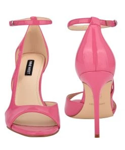 Nine West Dance Heeled Ankle Strap Sandals Color Pop