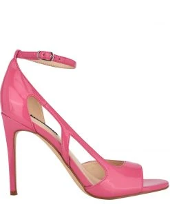 Nine West Dance Heeled Ankle Strap Sandals Color Pop