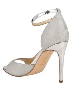 Nine West Metallic Mindset Dance Heeled Ankle Strap Sandals