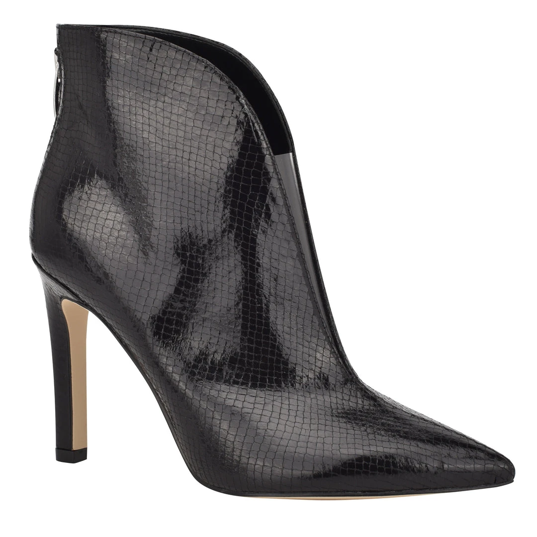 Nine West Metallic Mindset Danie Heel Booties 4 Nine West Metallic Mindset Danie Heel Booties