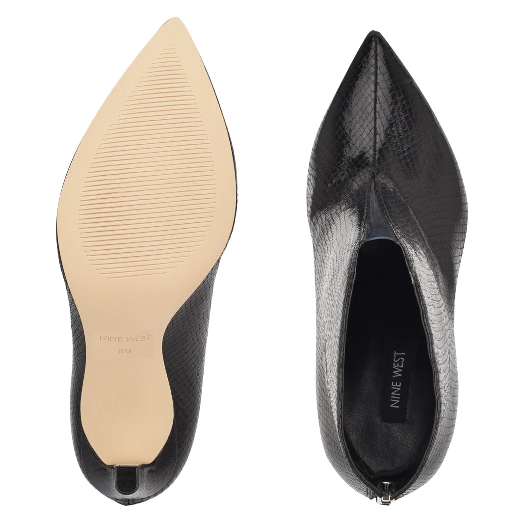 Nine West Metallic Mindset Danie Heel Booties 8 Nine West Metallic Mindset Danie Heel Booties