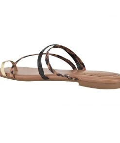 Nine West Darbie Flat Toe Ring Slide Sandals 9 Nine West Darbie Flat Toe Ring Slide Sandals