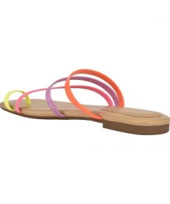 Nine West Darbie Flat Toe Ring Slide Sandals 9 Nine West Darbie Flat Toe Ring Slide Sandals