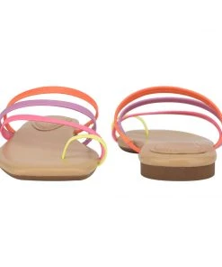 Nine West Darbie Flat Toe Ring Slide Sandals 10 Nine West Darbie Flat Toe Ring Slide Sandals