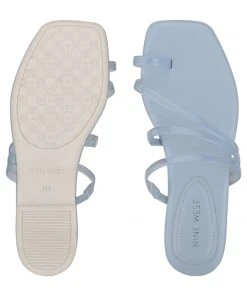 Nine West Darbie Flat Toe Ring Slide Sandals 11 Nine West Darbie Flat Toe Ring Slide Sandals